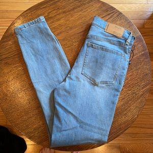 High Waist Skinny Jean in Light Indigo